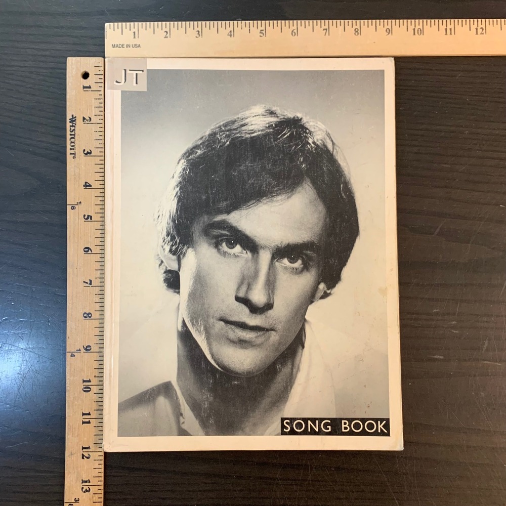 Vintage 1978 James Taylor JT Song Book Sheet Music Piano Vocal Guitar Warner Bro